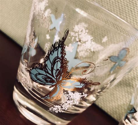 vintage butterfly glasses